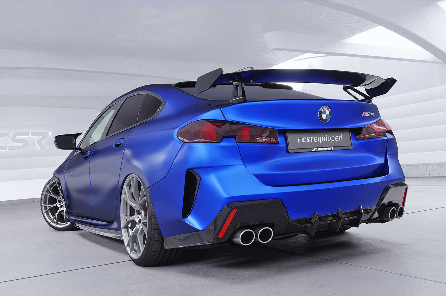 Schwanenhals Heckflügel mit ABE für BMW 2er F74 Gran Coupe SHF026-D01-F