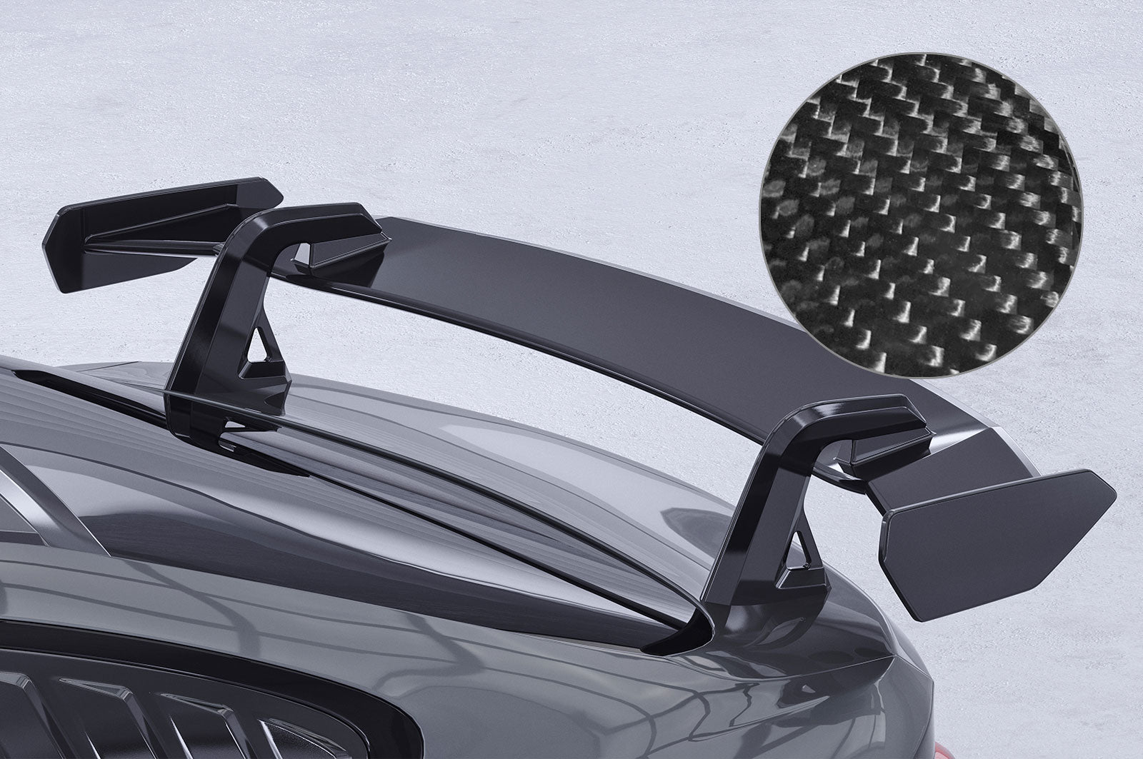 Schwanenhals Heckflügel mit ABE für BMW 4er F36 Gran Coupe SHF027-D02-F002-C