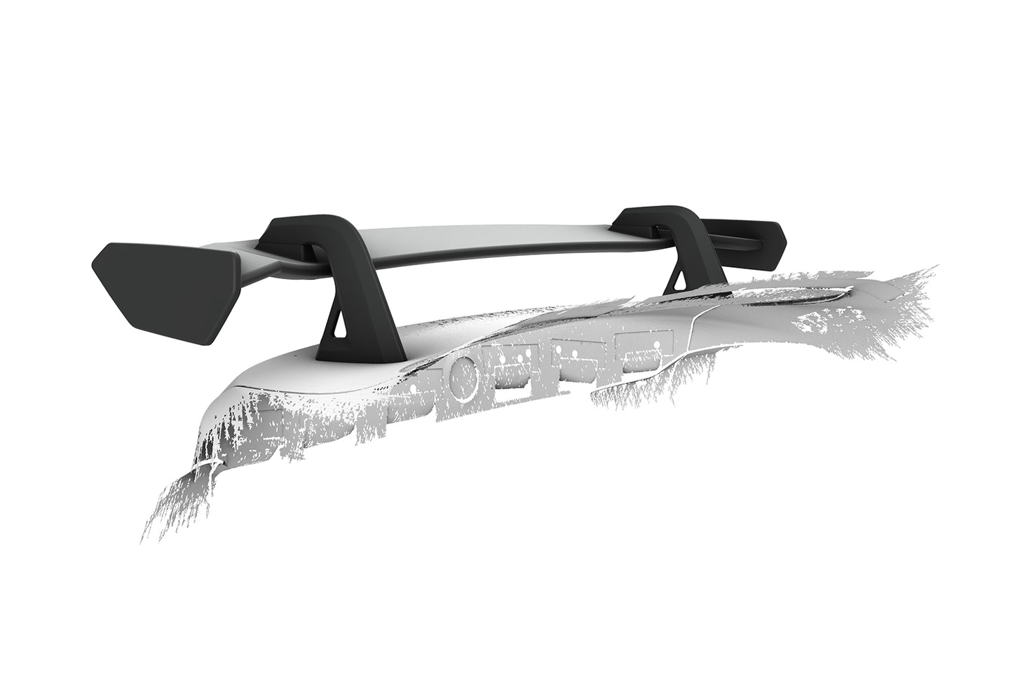 Schwanenhals Heckflügel mit ABE für BMW 4er F36 Gran Coupe SHF027-D02-F