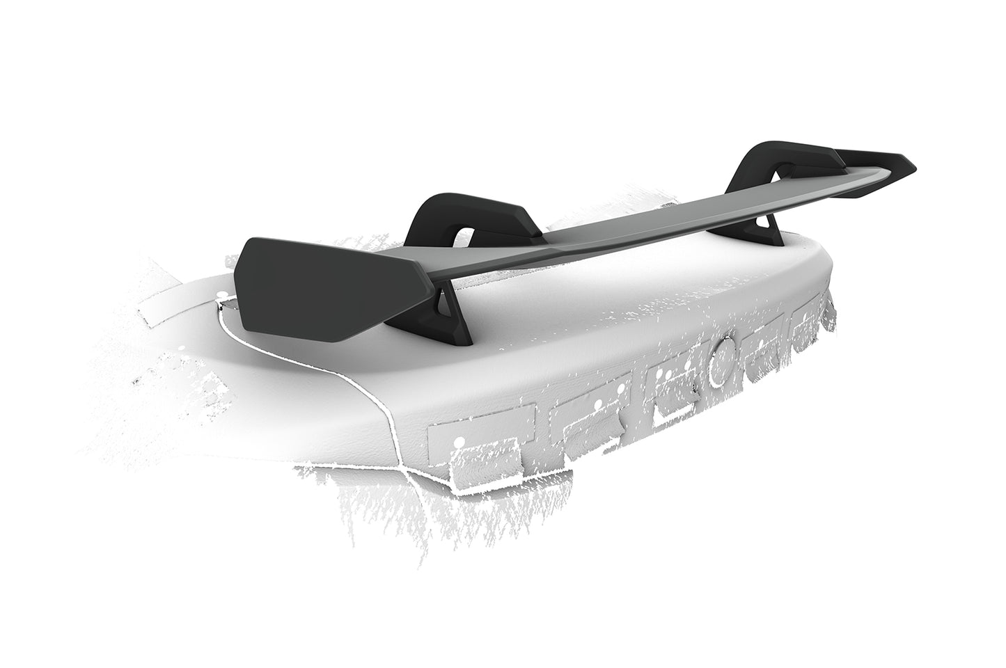 Schwanenhals Heckflügel mit ABE für BMW 4er F36 Gran Coupe SHF027-D02-F