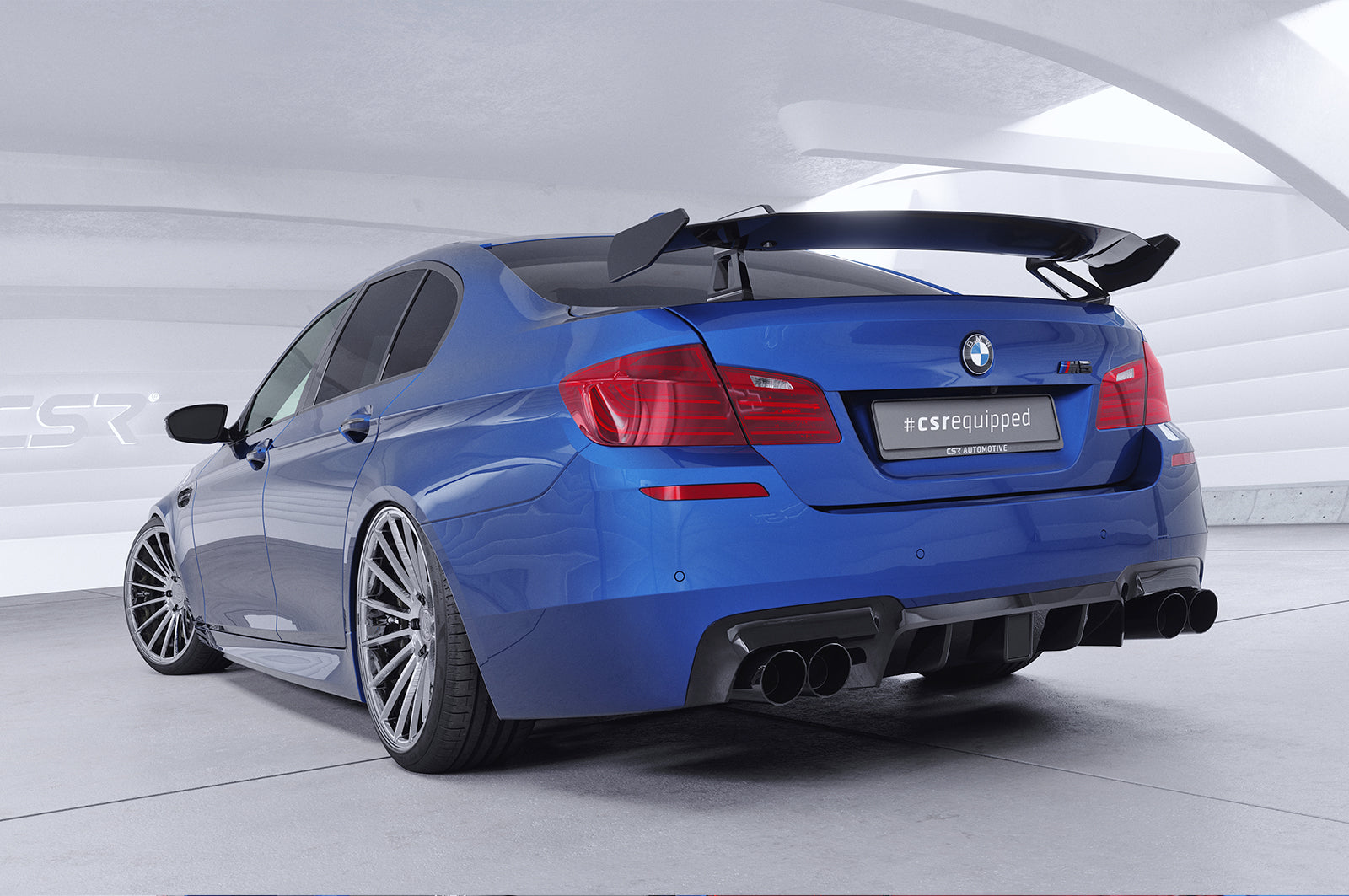 Schwanenhals Heckflügel mit ABE für BMW 5er / M5 F10 Limousine SHF042-D01-F002-F-L