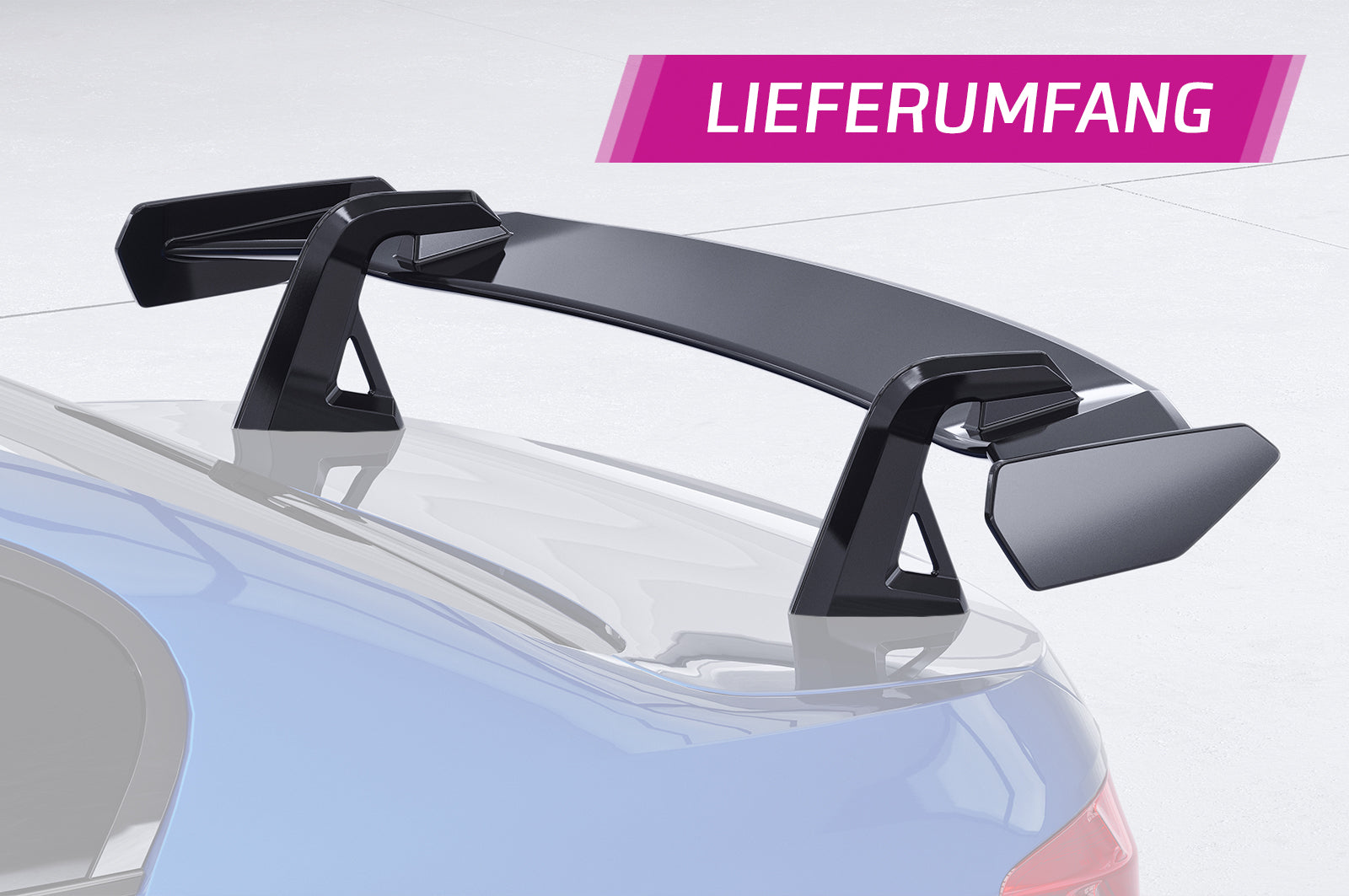 Schwanenhals Heckflügel mit ABE für BMW 5er / M5 F10 Limousine SHF042-D02-F002-C