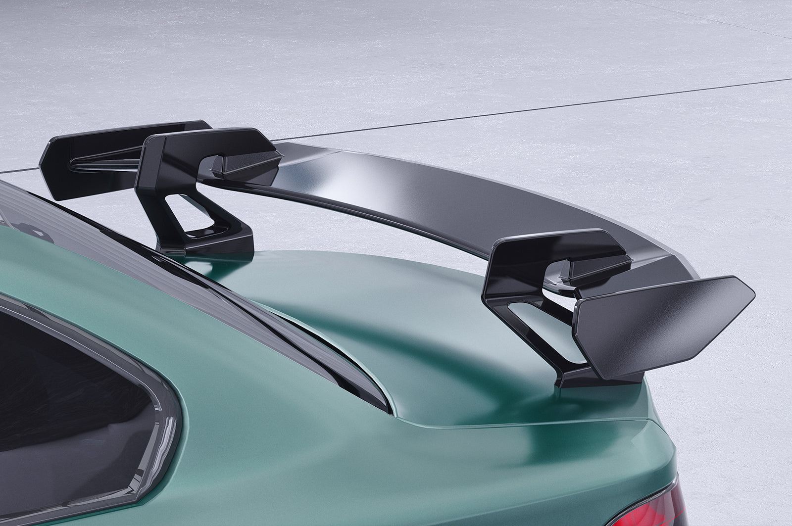 Schwanenhals Heckflügel mit ABE für BMW 1er / M1 E82 Coupe SHF043-D01-F002-F-L