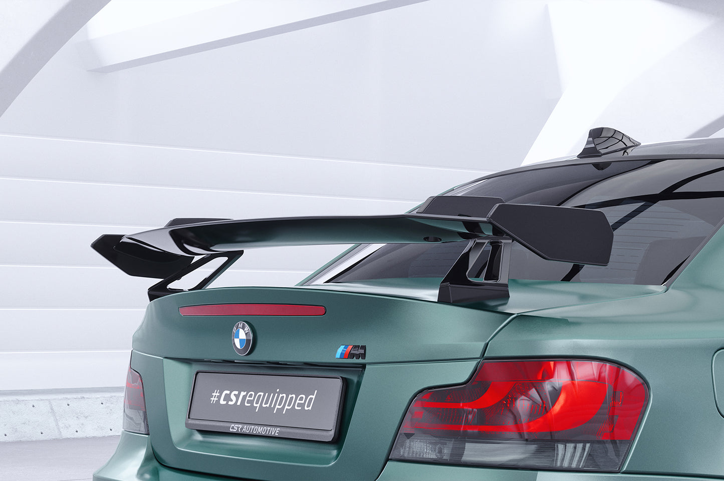 Schwanenhals Heckflügel mit ABE für BMW 1er / M1 E82 Coupe SHF043-D01-F