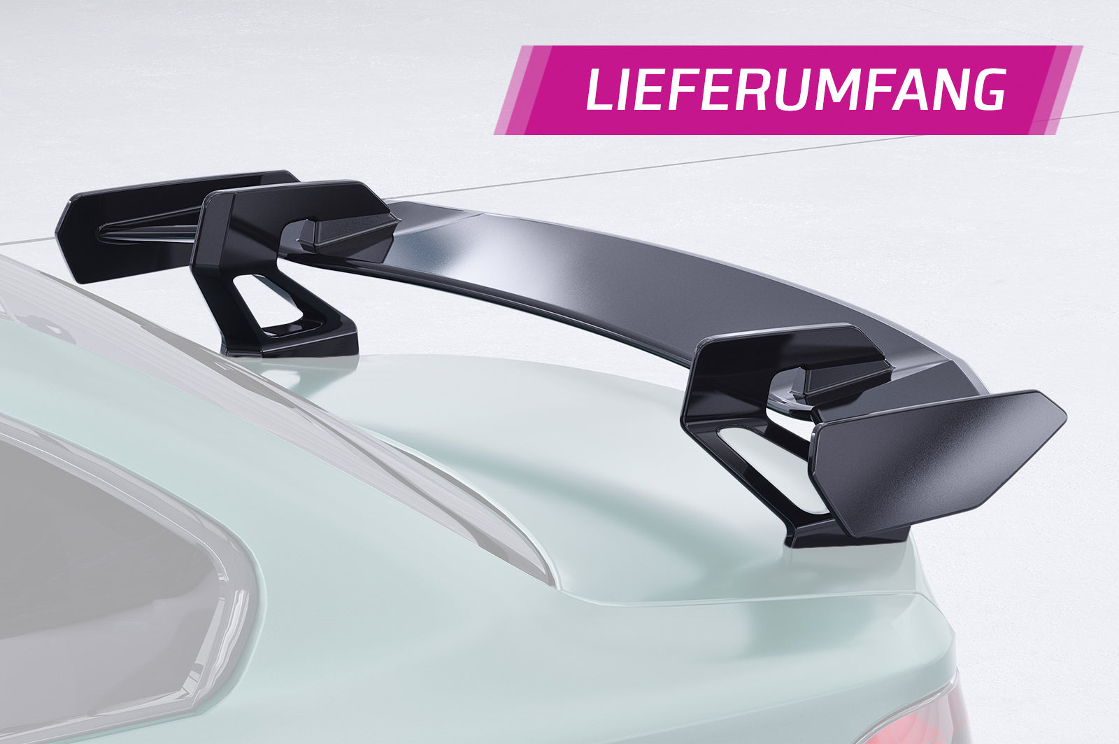 Schwanenhals Heckflügel mit ABE für BMW 1er / M1 E82 Coupe SHF043-D01-F002-C