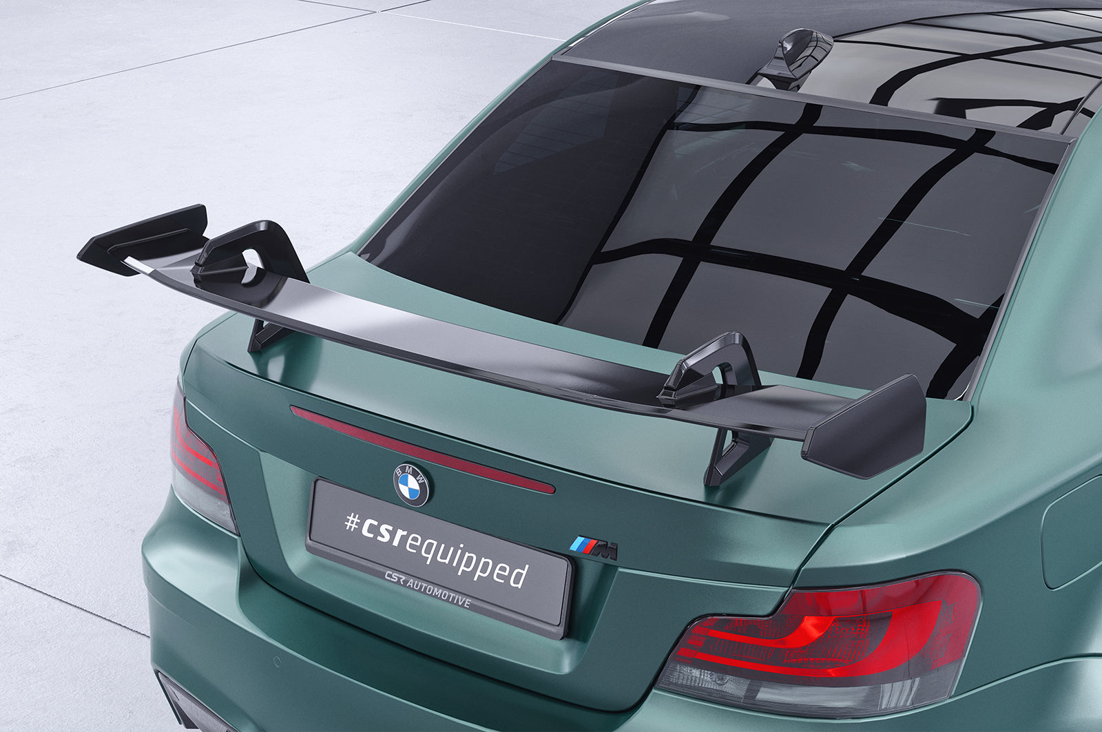 Schwanenhals Heckflügel mit ABE für BMW 1er / M1 E82 Coupe SHF043-D02-F002-C
