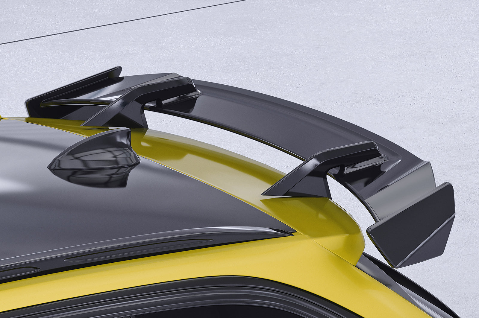 Schwanenhals Heckflügel mit ABE für BMW 3er F31 Touring SHF049-F004-F-L