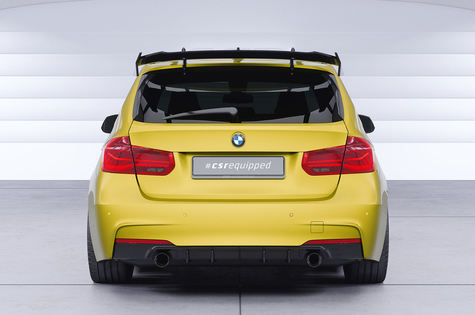 Schwanenhals Heckflügel mit ABE für BMW 3er F31 Touring SHF049-F004-F-L