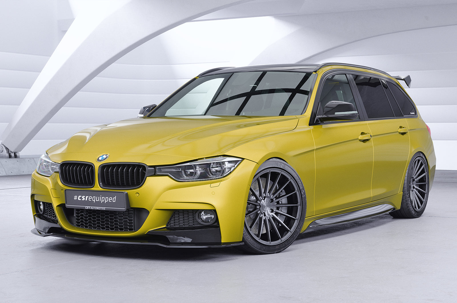 Schwanenhals Heckflügel mit ABE für BMW 3er F31 Touring SHF049-F004-F-L