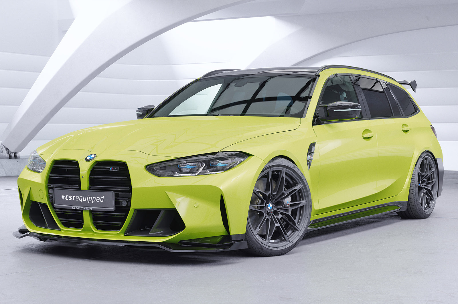Schwanenhals Heckflügel mit ABE für BMW 3er G21/ M3 G81 Touring SHF053-F004-F-L