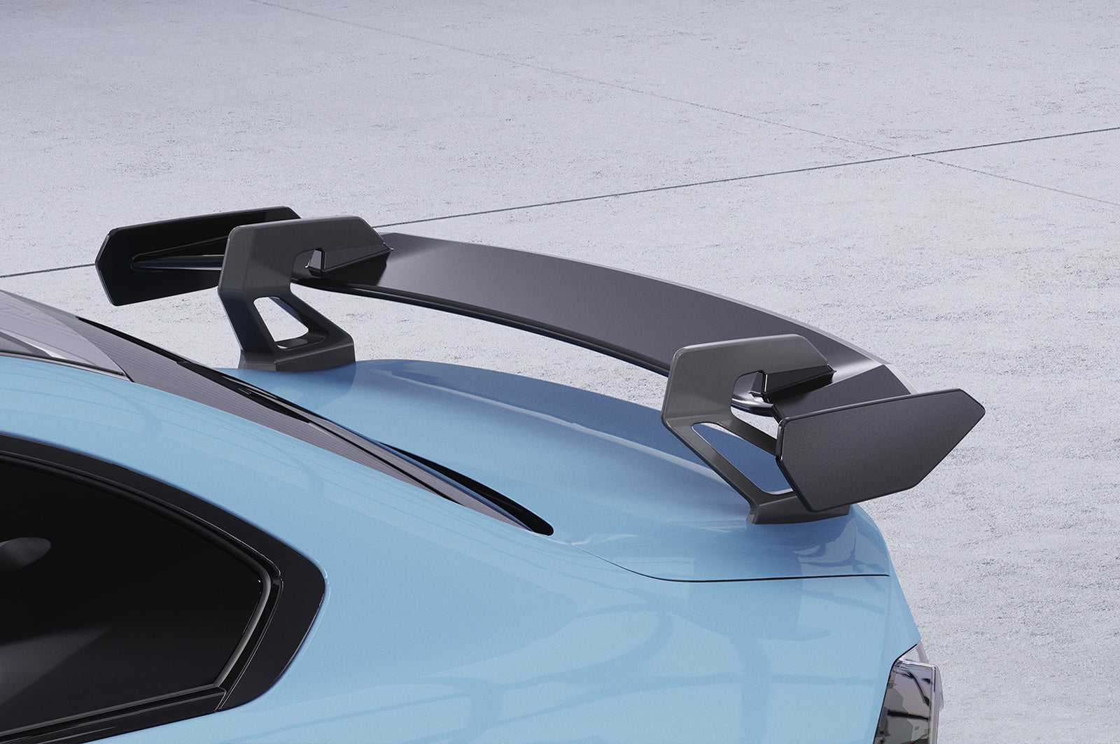 Schwanenhals Heckflügel mit ABE für BMW 2er G42 / M2 G87 Coupe SHF056-D01-F002-F-L
