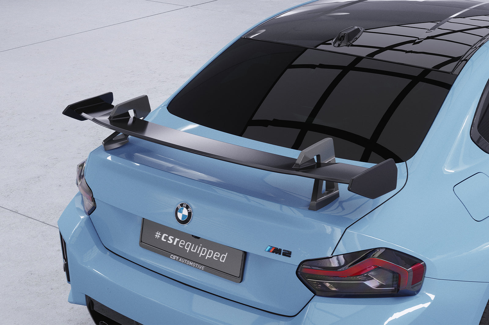 Schwanenhals Heckflügel mit ABE für BMW 2er G42 / M2 G87 Coupe SHF056-D01-F002-C