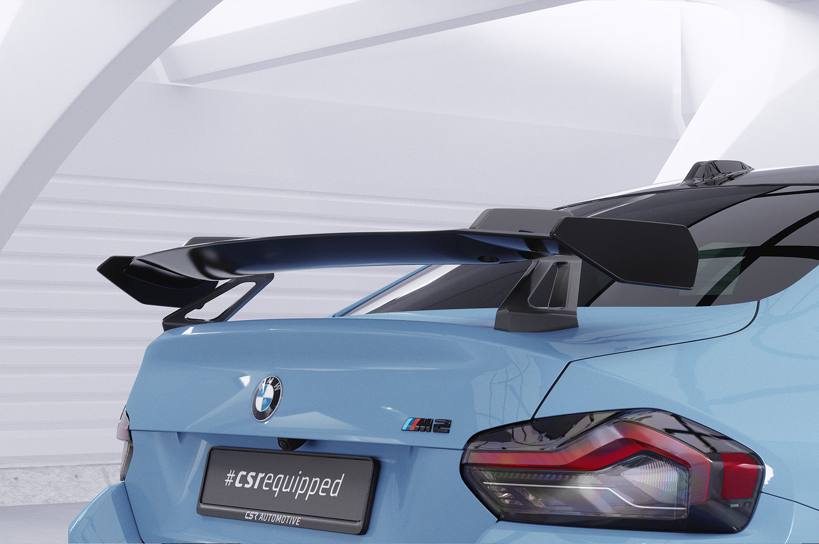 Schwanenhals Heckflügel mit ABE für BMW 2er G42 / M2 G87 Coupe SHF056-D01-F002-C