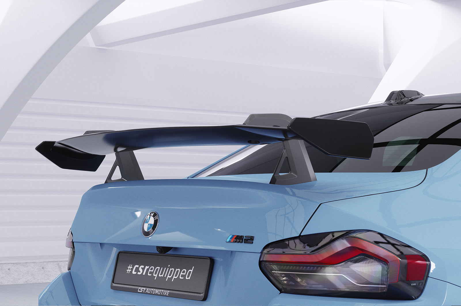Schwanenhals Heckflügel mit ABE für BMW 2er G42 / M2 G87 Coupe SHF056-D02-F002-C