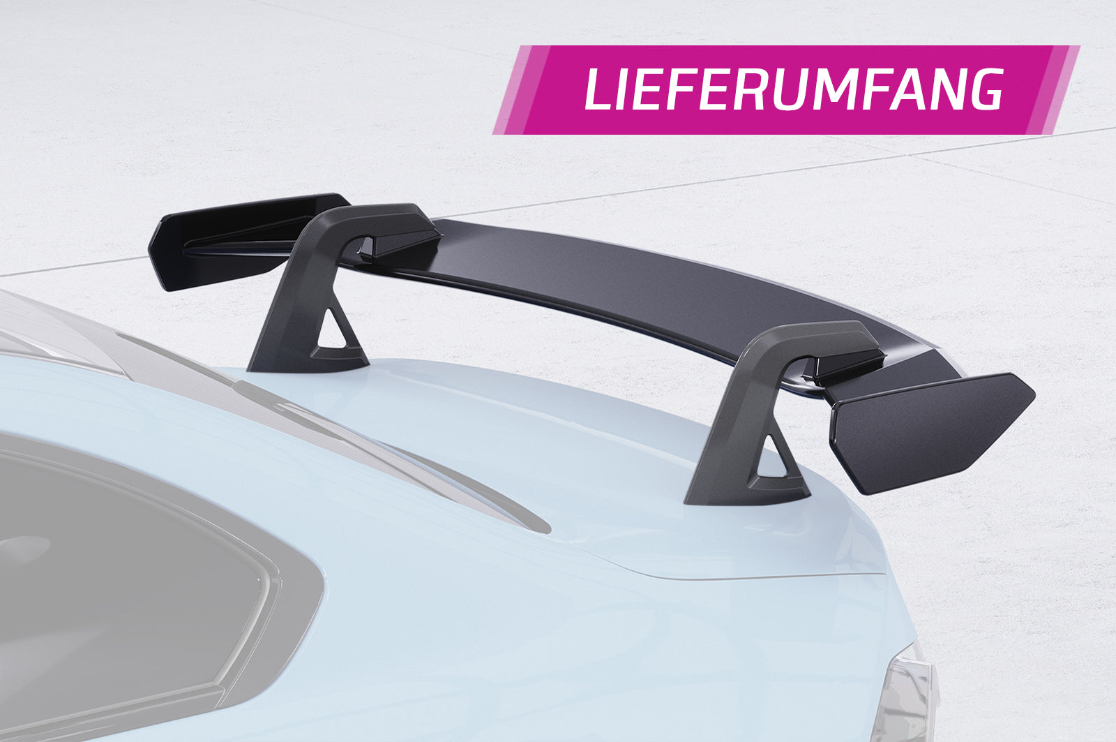 Schwanenhals Heckflügel mit ABE für BMW 2er G42 / M2 G87 Coupe SHF056-D02-F002-C