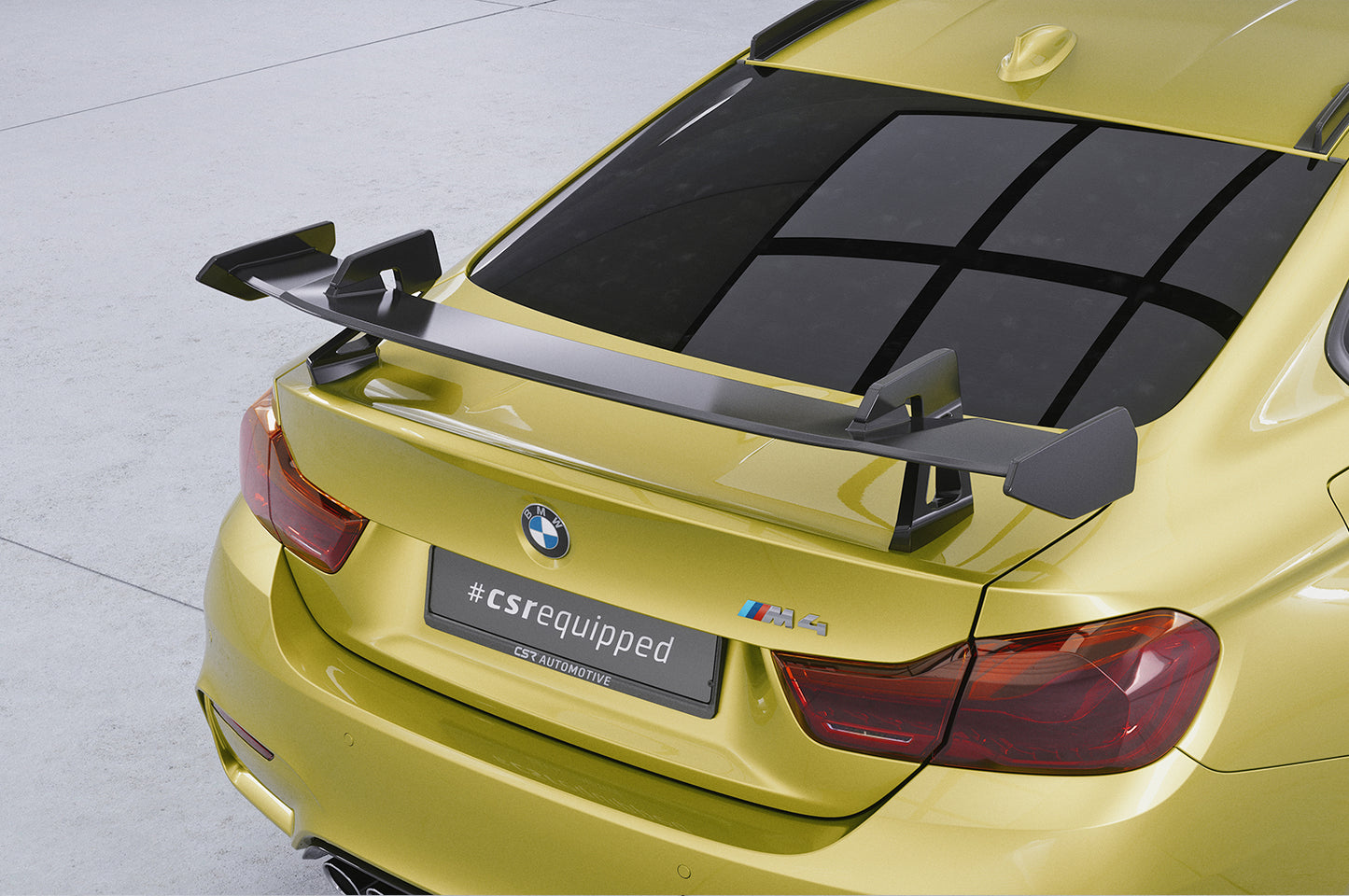 Schwanenhals Heckflügel mit ABE für BMW M4 F82 Coupe SHF059-D01-F