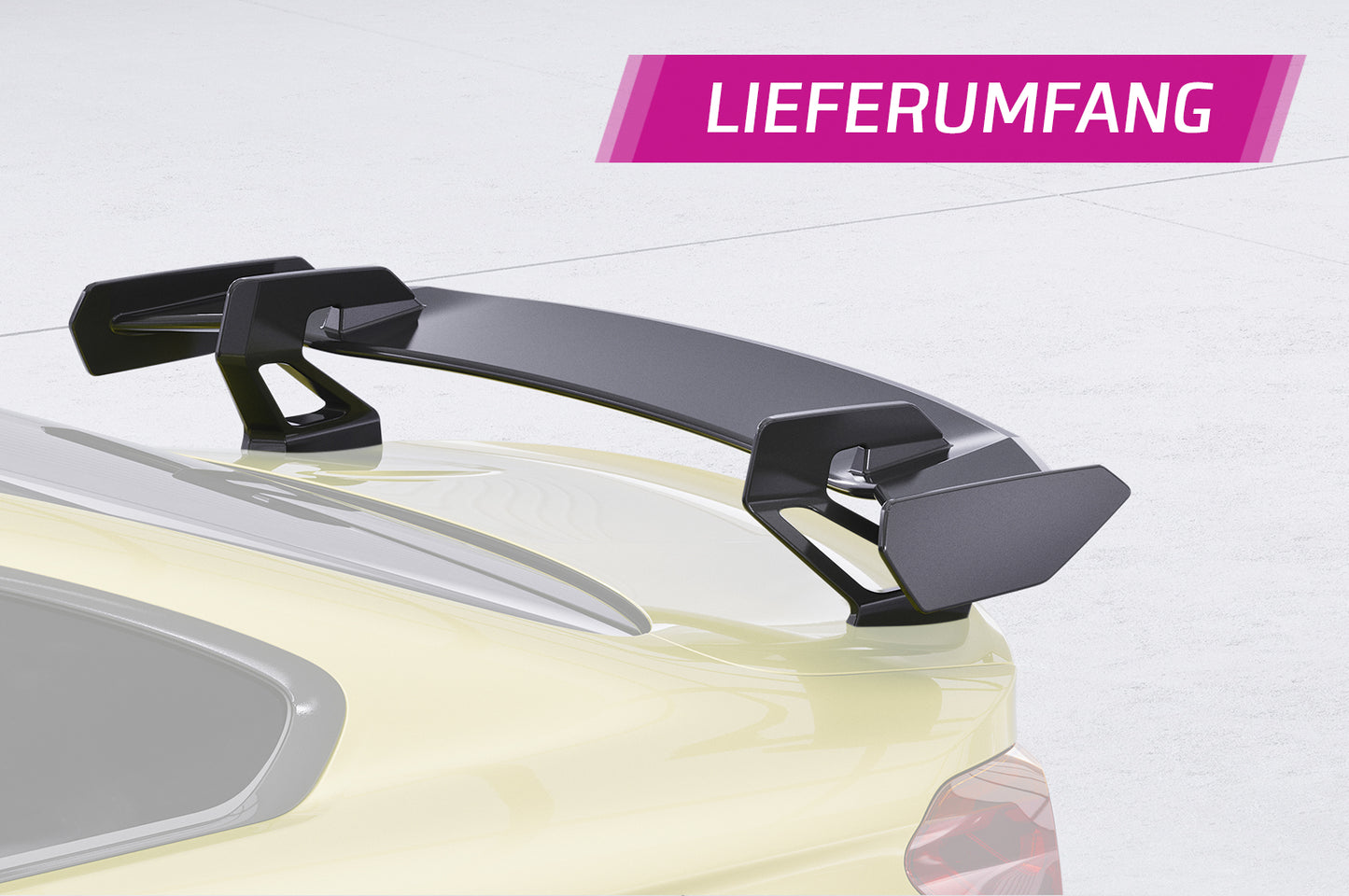 Schwanenhals Heckflügel mit ABE für BMW M4 F82 Coupe SHF059-D01-F