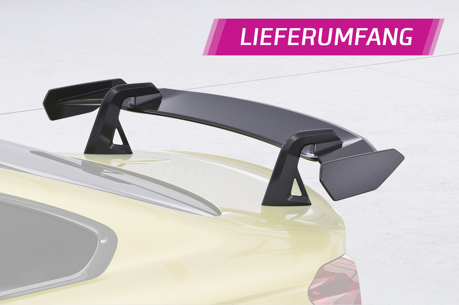 Schwanenhals Heckflügel mit ABE für BMW M4 F82 Coupe SHF059-D02-F002-C