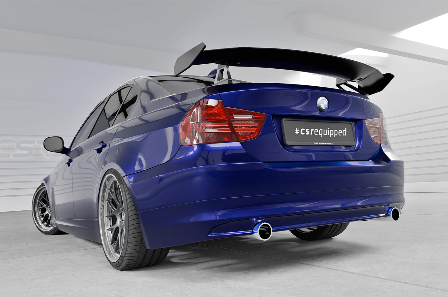 Schwanenhals Heckflügel mit ABE für BMW 3er E90 / M3 E90 Limousine SHF060-D01-F