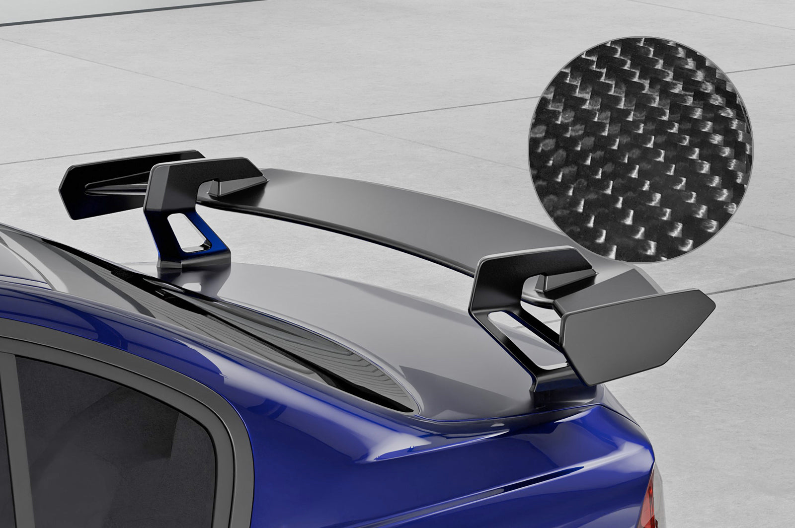Schwanenhals Heckflügel mit ABE für BMW 3er E90 / M3 E90 Limousine SHF060-D01-F002-C