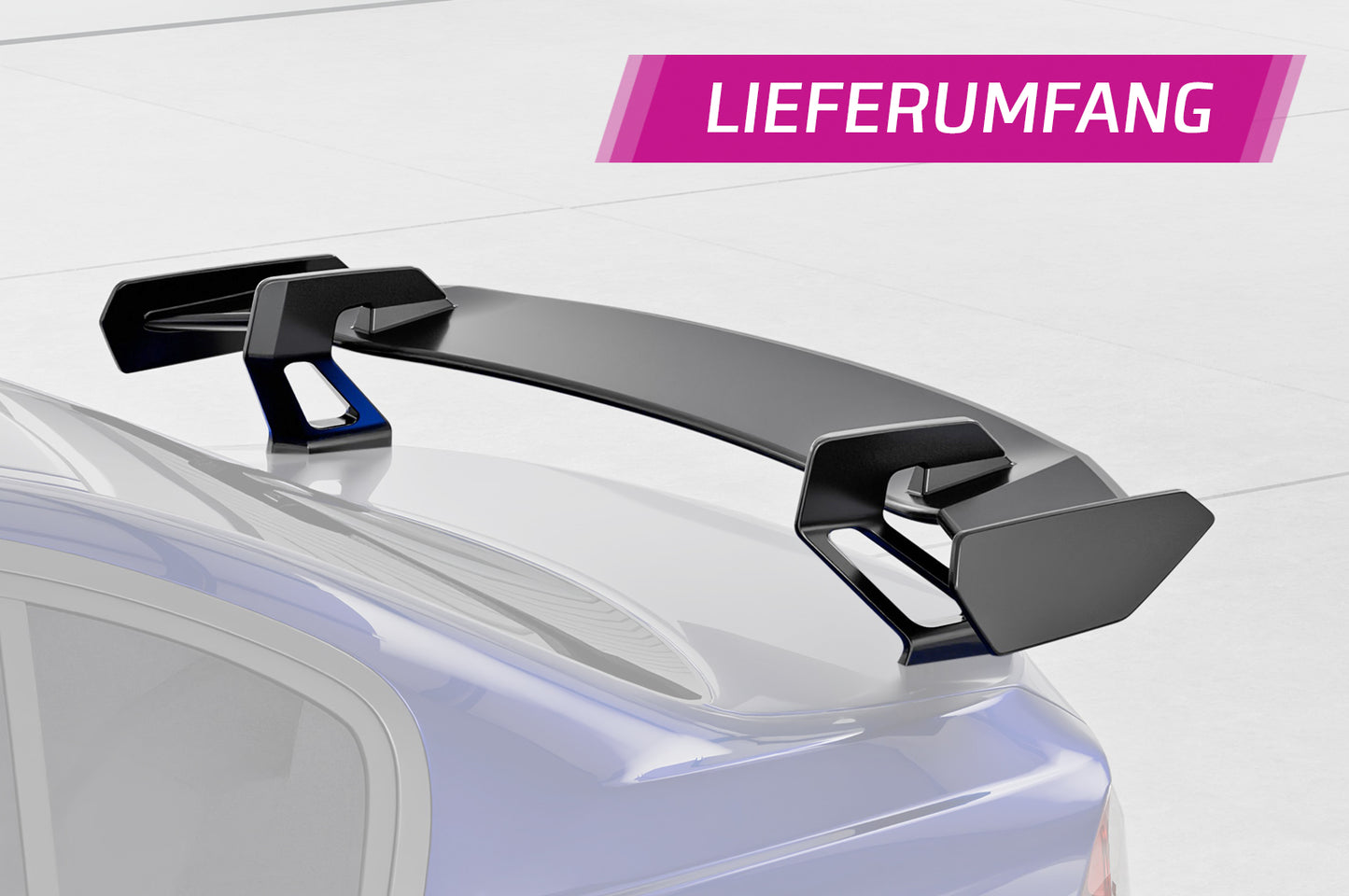 Schwanenhals Heckflügel mit ABE für BMW 3er E90 / M3 E90 Limousine SHF060-D01-F