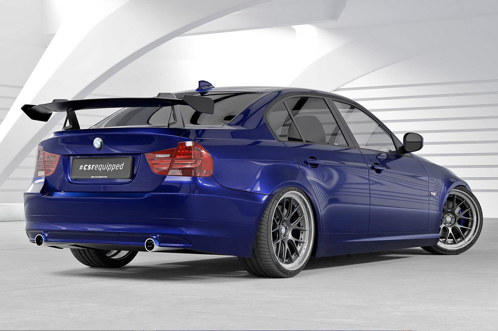 Schwanenhals Heckflügel mit ABE für BMW 3er E90 / M3 E90 Limousine SHF060-D02-F002-C