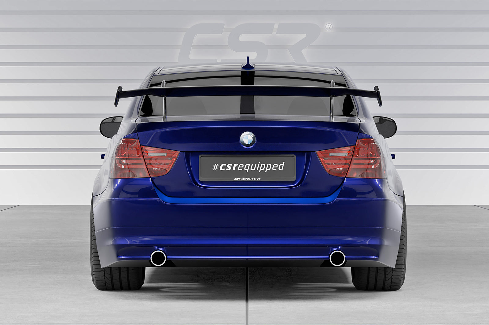 Schwanenhals Heckflügel mit ABE für BMW 3er E90 / M3 E90 Limousine SHF060-D02-F002-F-L
