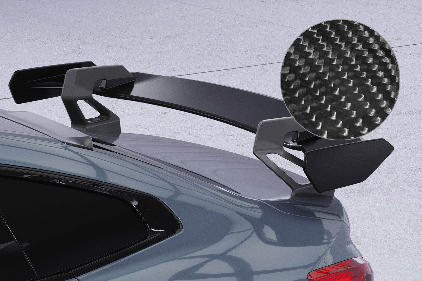 Schwanenhals Heckflügel mit ABE für BMW 2er F44 Gran Coupe SHF071-D01-F002-C