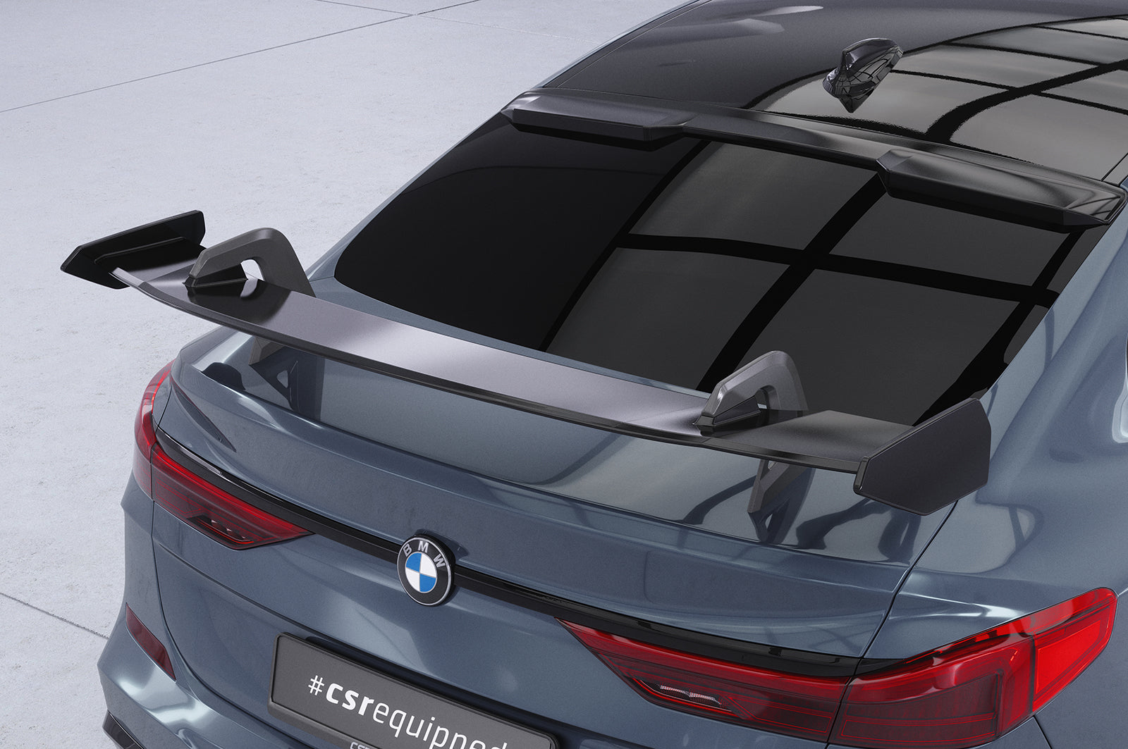 Schwanenhals Heckflügel mit ABE für BMW 2er F44 Gran Coupe SHF071-D02-F002-C