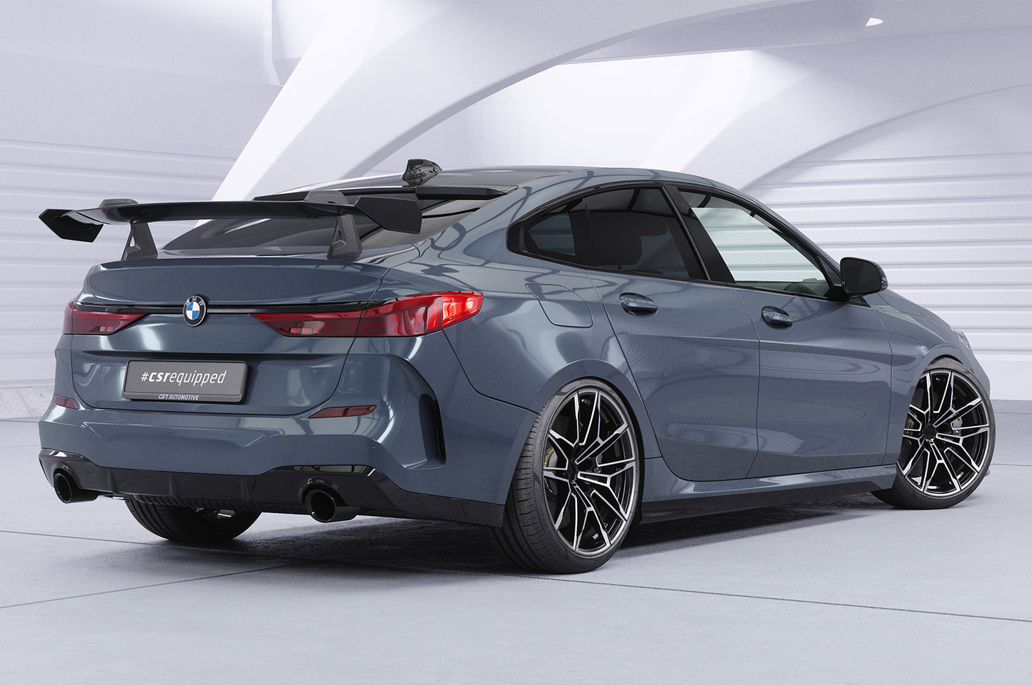 Schwanenhals Heckflügel mit ABE für BMW 2er F44 Gran Coupe SHF071-D02-F