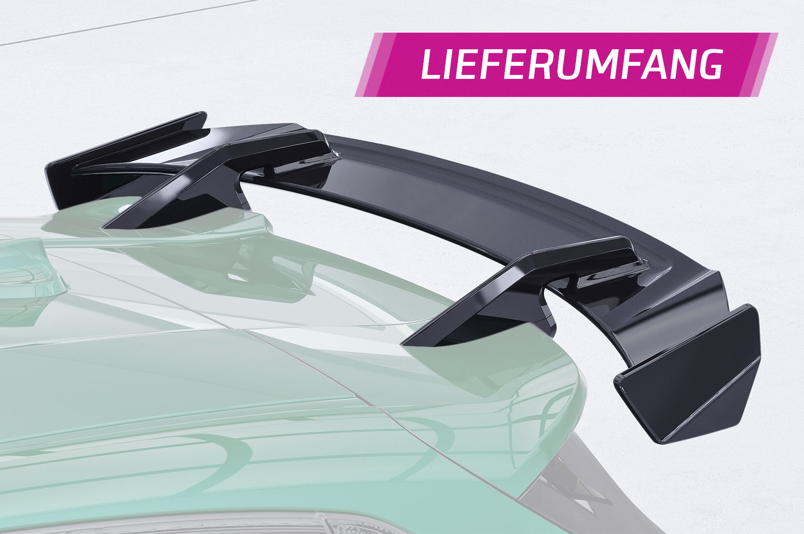 Schwanenhals Heckflügel mit ABE für BMW 1er F40 M135 / M Sportpaket Pro SHF072-F004-F-L