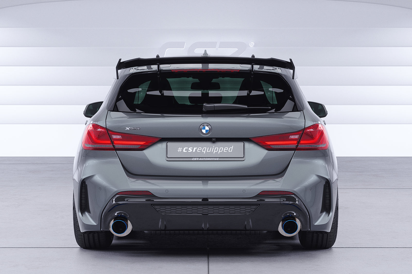 Schwanenhals Heckflügel mit ABE für BMW 1er F40 Basis / M Sport SHF073-F004-F-L