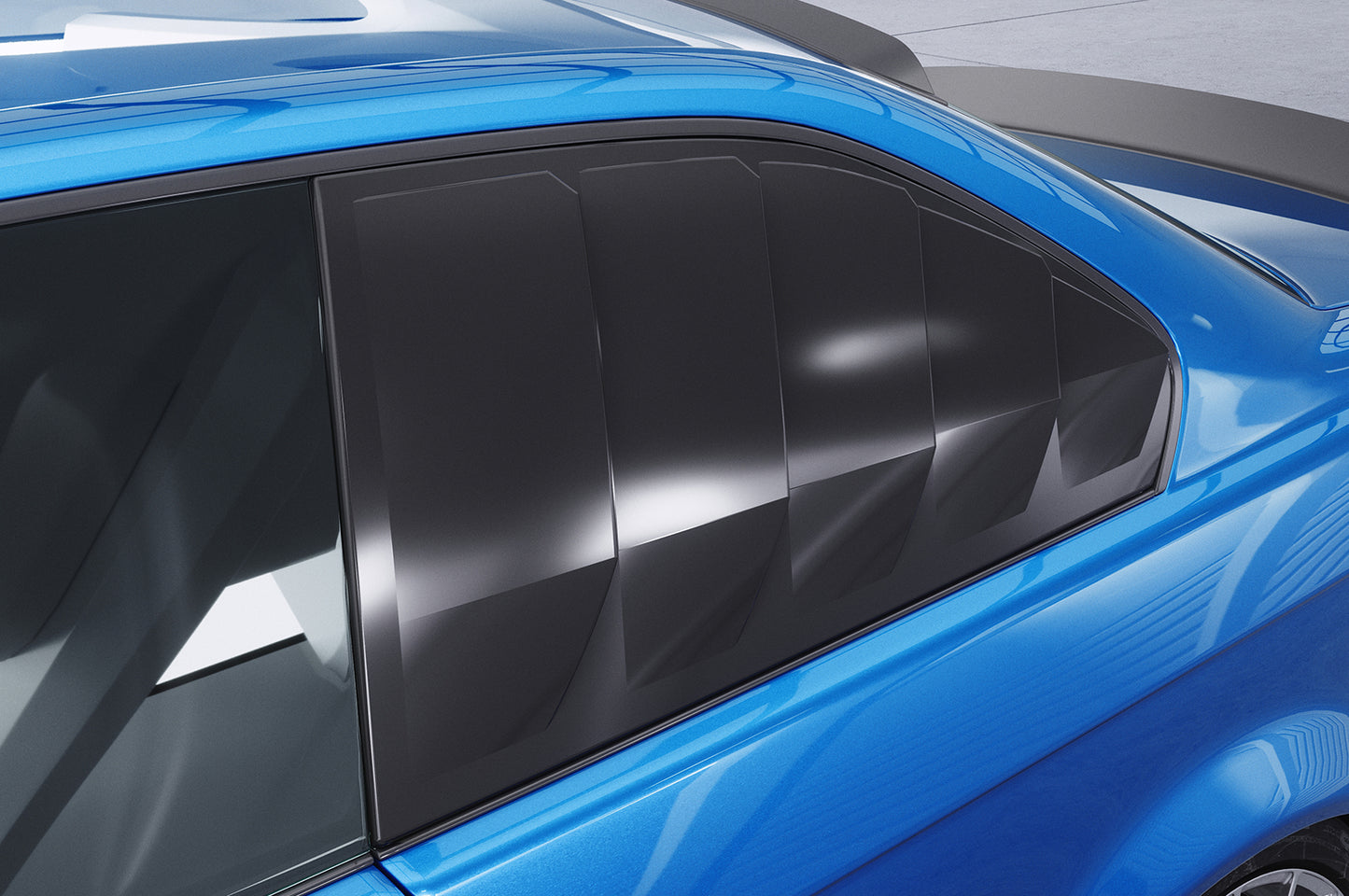 Seitenscheibenblenden mit ABE für BMW 3er E36 Coupe SSB010