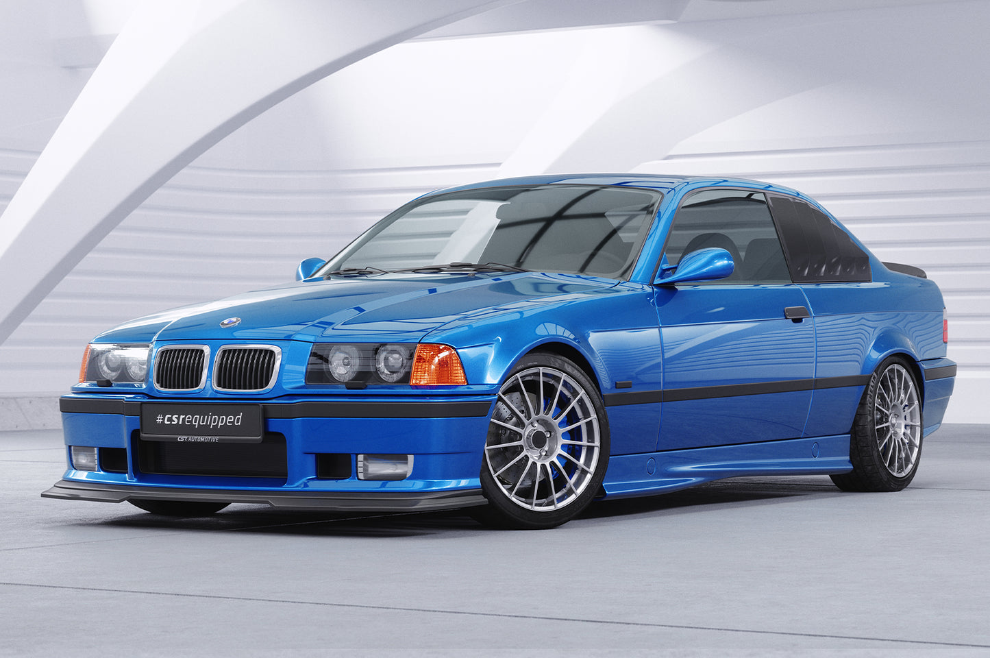 Seitenscheibenblenden mit ABE für BMW 3er E36 Coupe SSB010