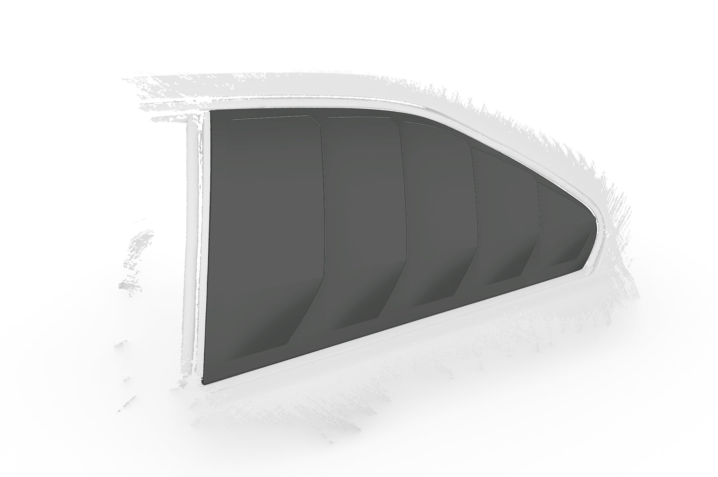 Seitenscheibenblenden mit ABE für BMW 3er E36 Coupe SSB010