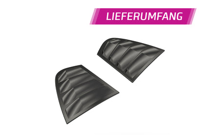 Seitenscheibenblenden mit ABE für BMW 3er F30 Limousine SSB013