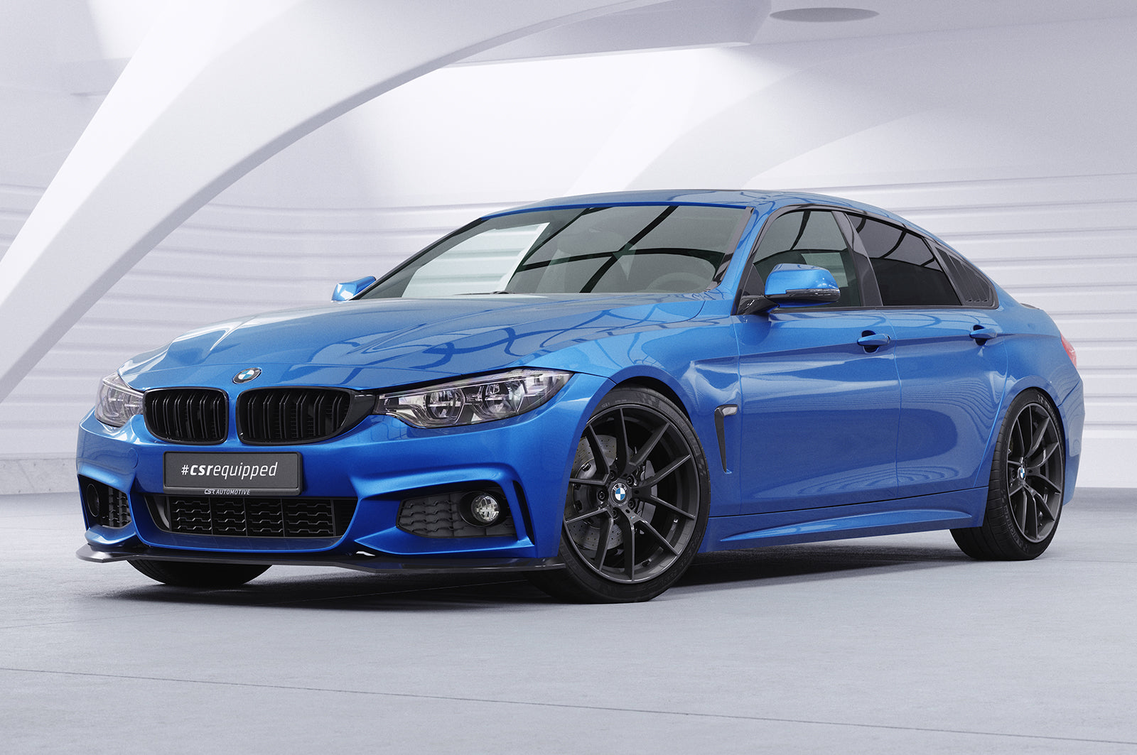 Seitenscheibenblenden mit ABE für BMW 4er F36 Gran Coupe SSB017