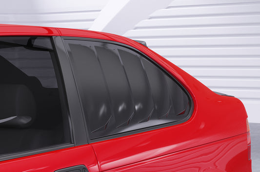 Seitenscheibenblenden mit ABE für BMW 3er E36 Compact SSB020