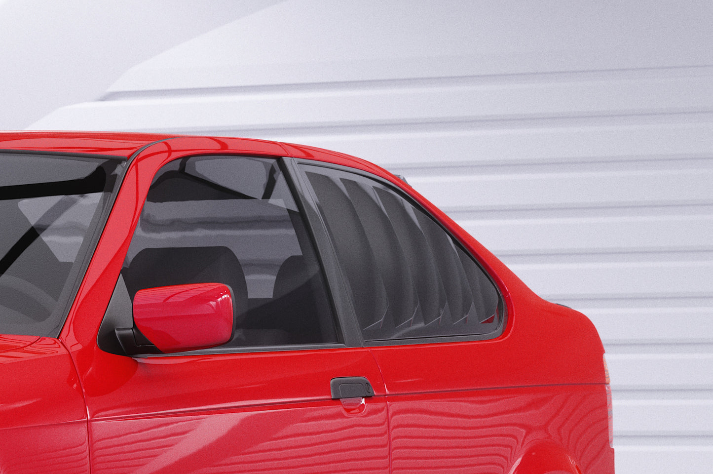 Seitenscheibenblenden mit ABE für BMW 3er E36 Compact SSB020