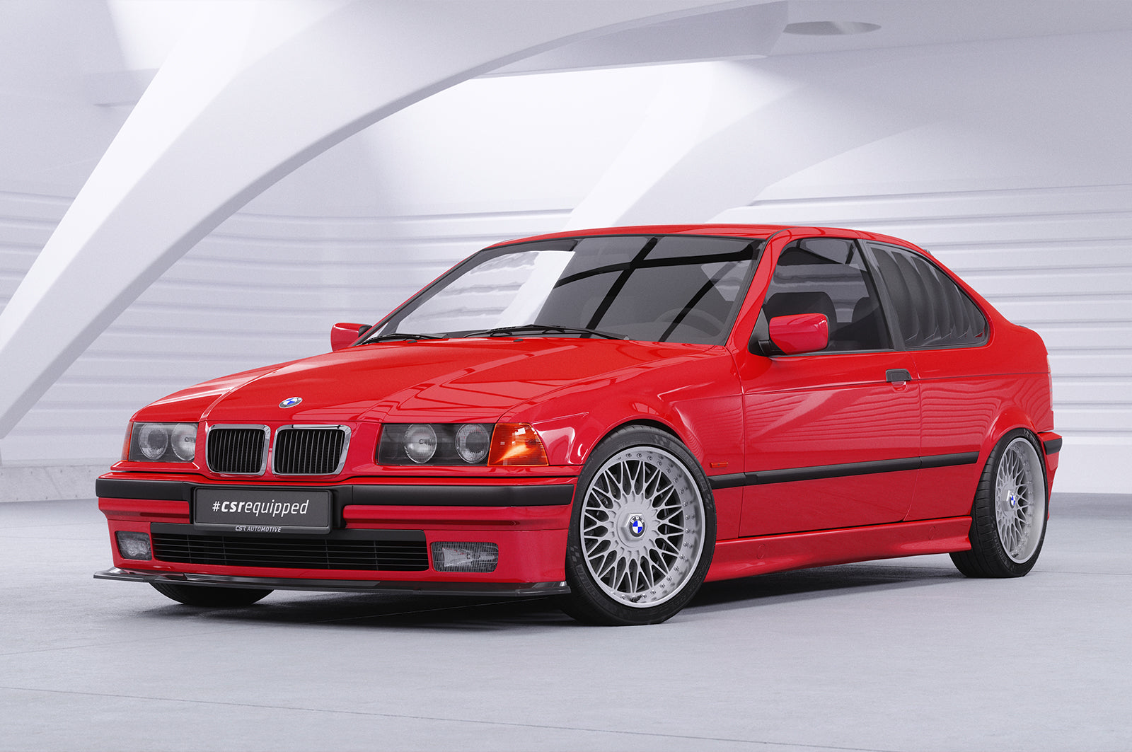 Seitenscheibenblenden mit ABE für BMW 3er E36 Compact SSB020
