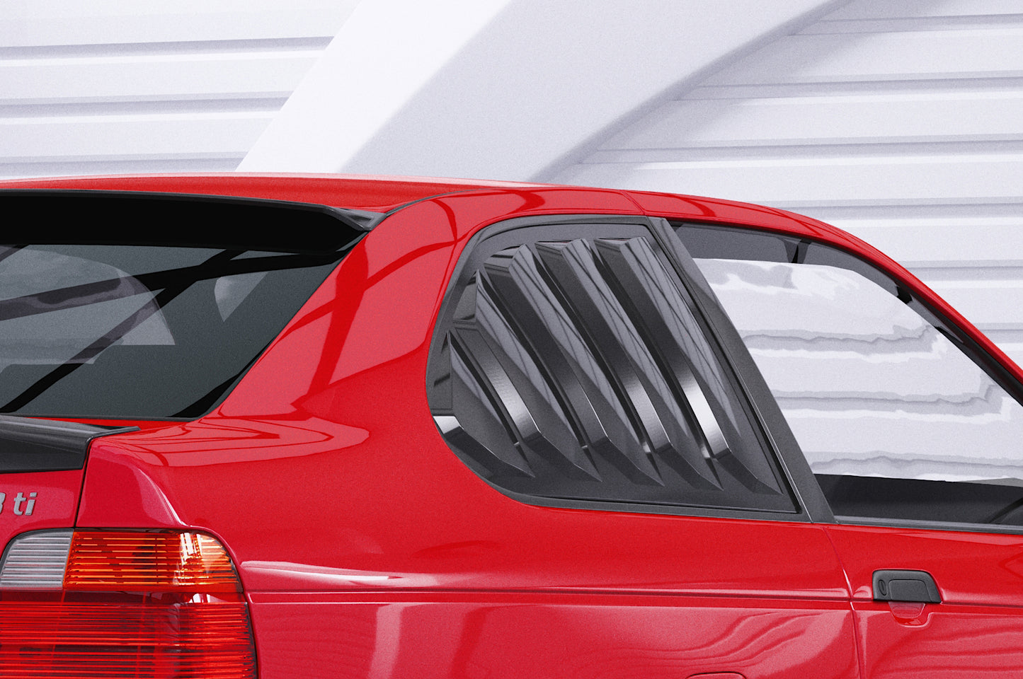 Seitenscheibenblenden mit ABE für BMW 3er E36 Compact SSB020