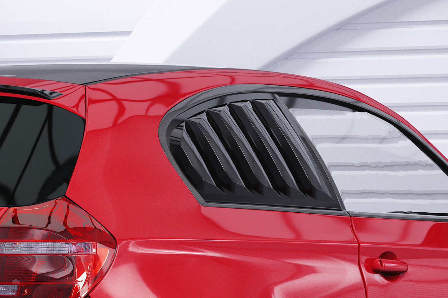 Seitenscheibenblenden mit ABE für BMW 1er E81 SSB022