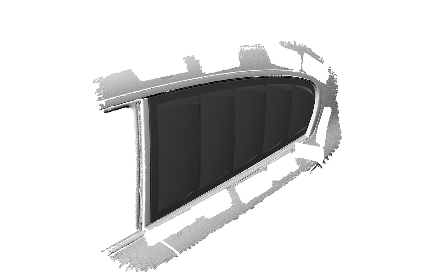 Seitenscheibenblenden mit ABE für BMW 1er E81 SSB022