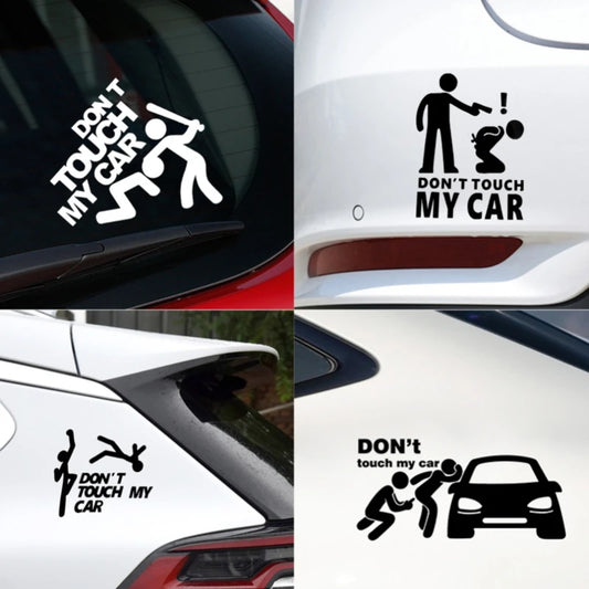 Don't Touch My Car Sticker