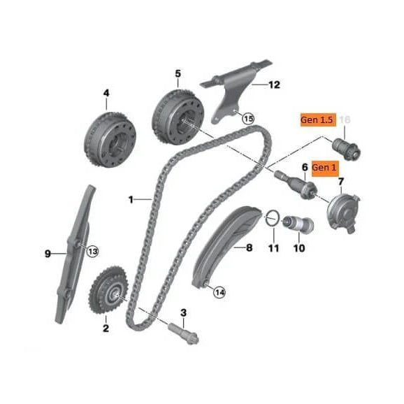 Kelford Nockenwellen/Camshafts Stage 2 — passend für BMW B58