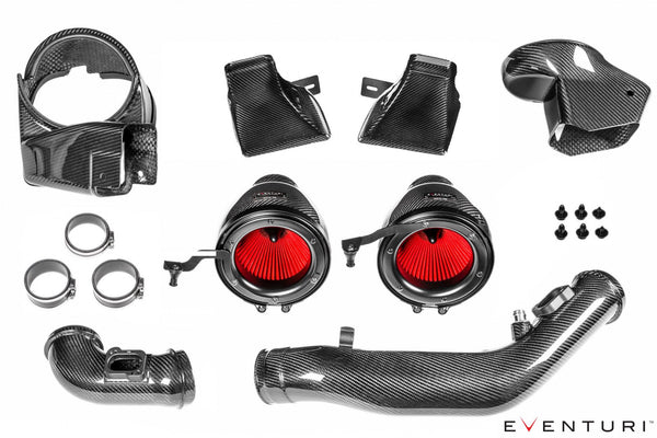 Eventuri Ansaugsystem / Intake Glanz V2 passend für: BMW S55 F80 F82 F83 M3 M4