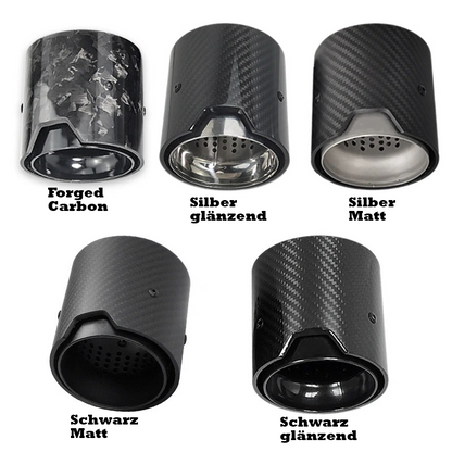 Carbon Endrohrblenden